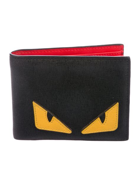 fendi face bi fold wallet|fendi billfold wallet.